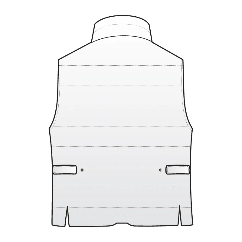 Achterpand met straps aan de zijkant