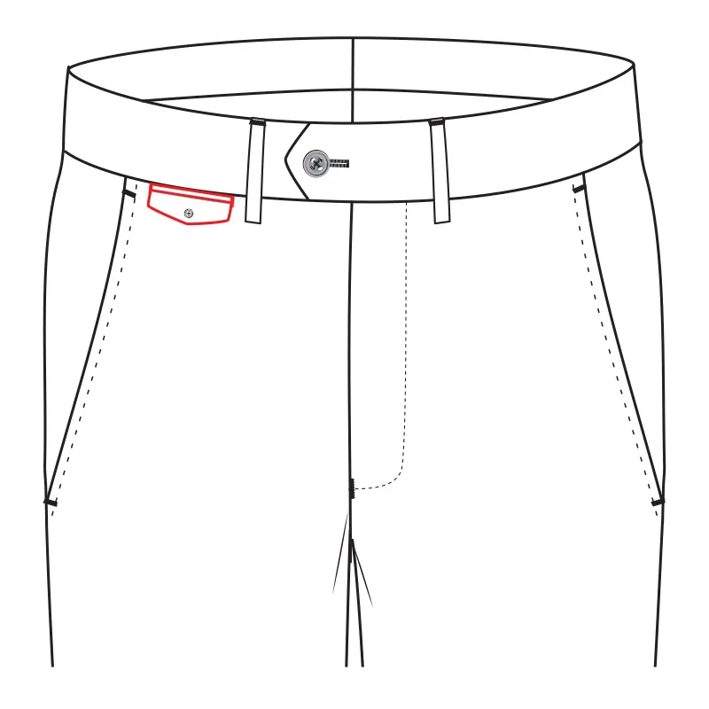 Watch pocket with flap