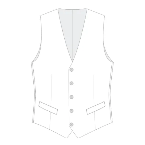 Zonder AMF — Geen zichtbaar pickstiksel langs de randen.