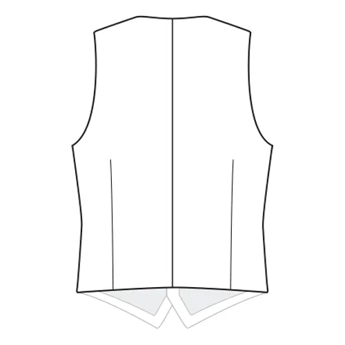 Back in lining — Rug in voeringmateriaal