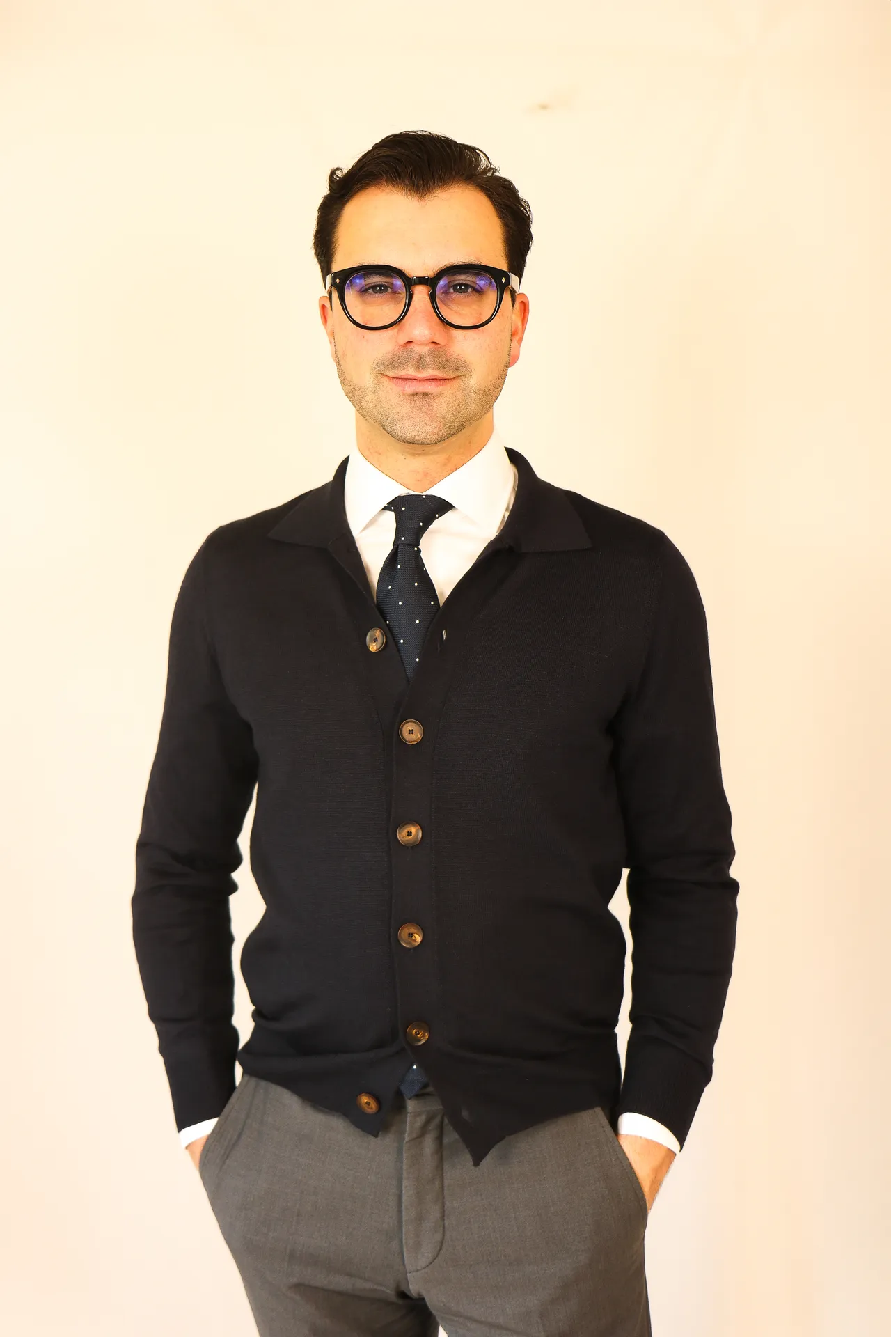 Cardigan Grado blue kashilk