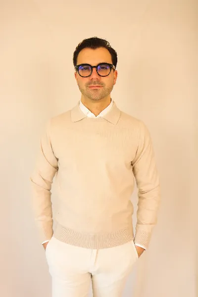 Polo Longsleeve beige Verona cashmere