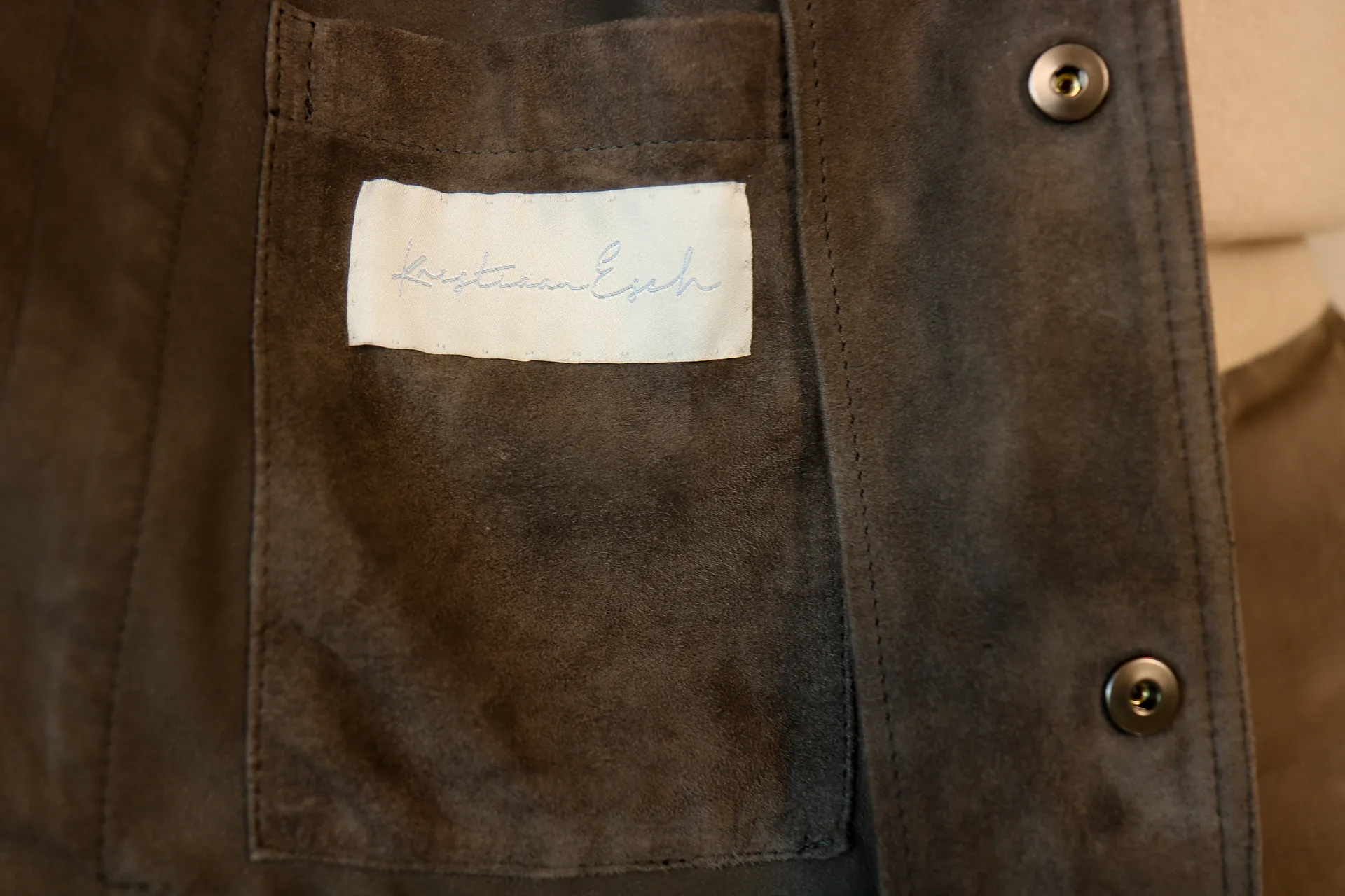 Jacket Rome iron grey suede