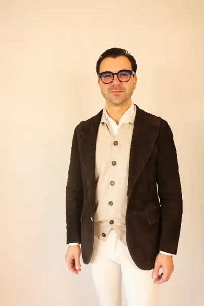 Jacket Torino dark brown suede