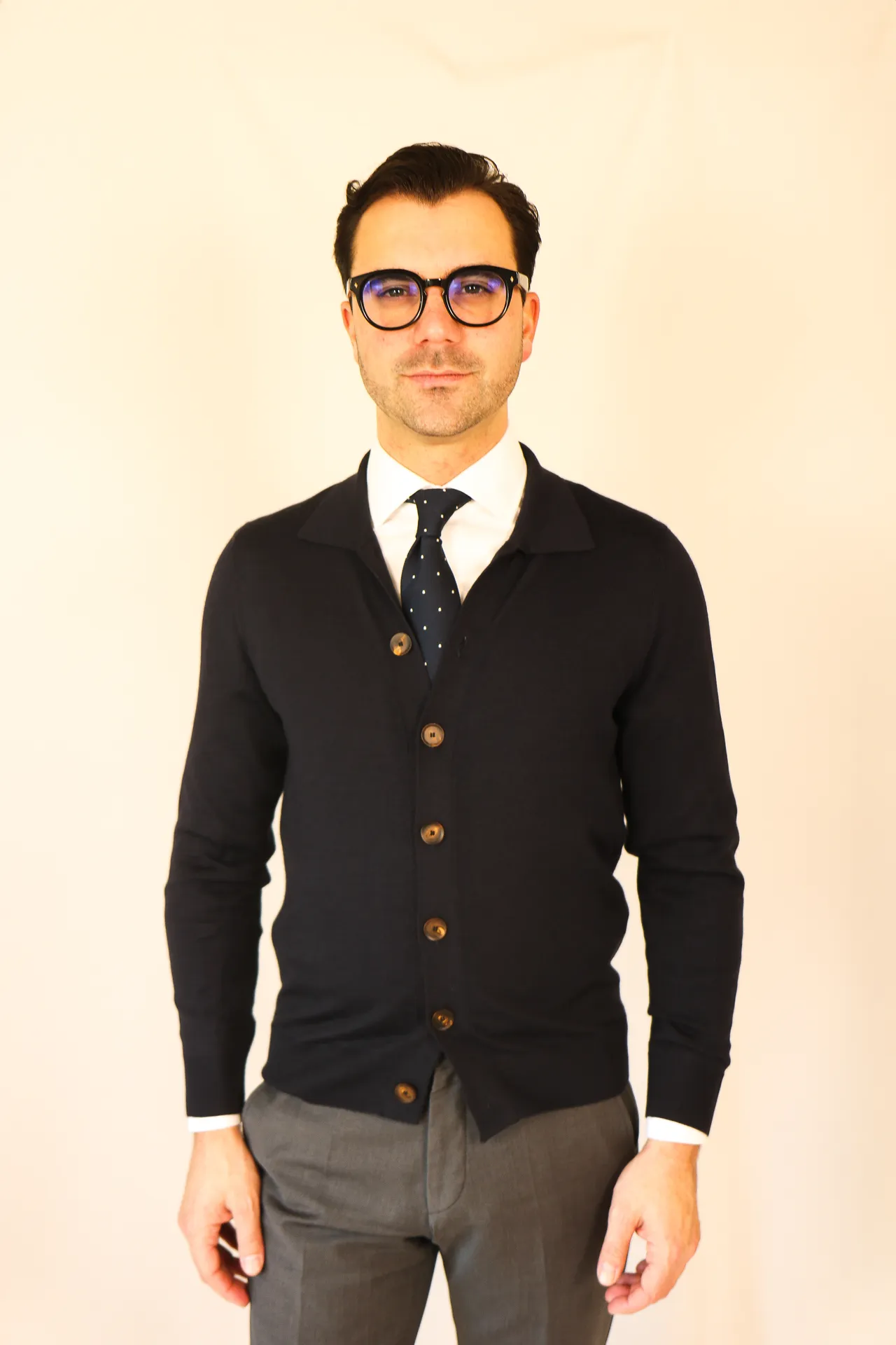 Cardigan Grado blue kashilk