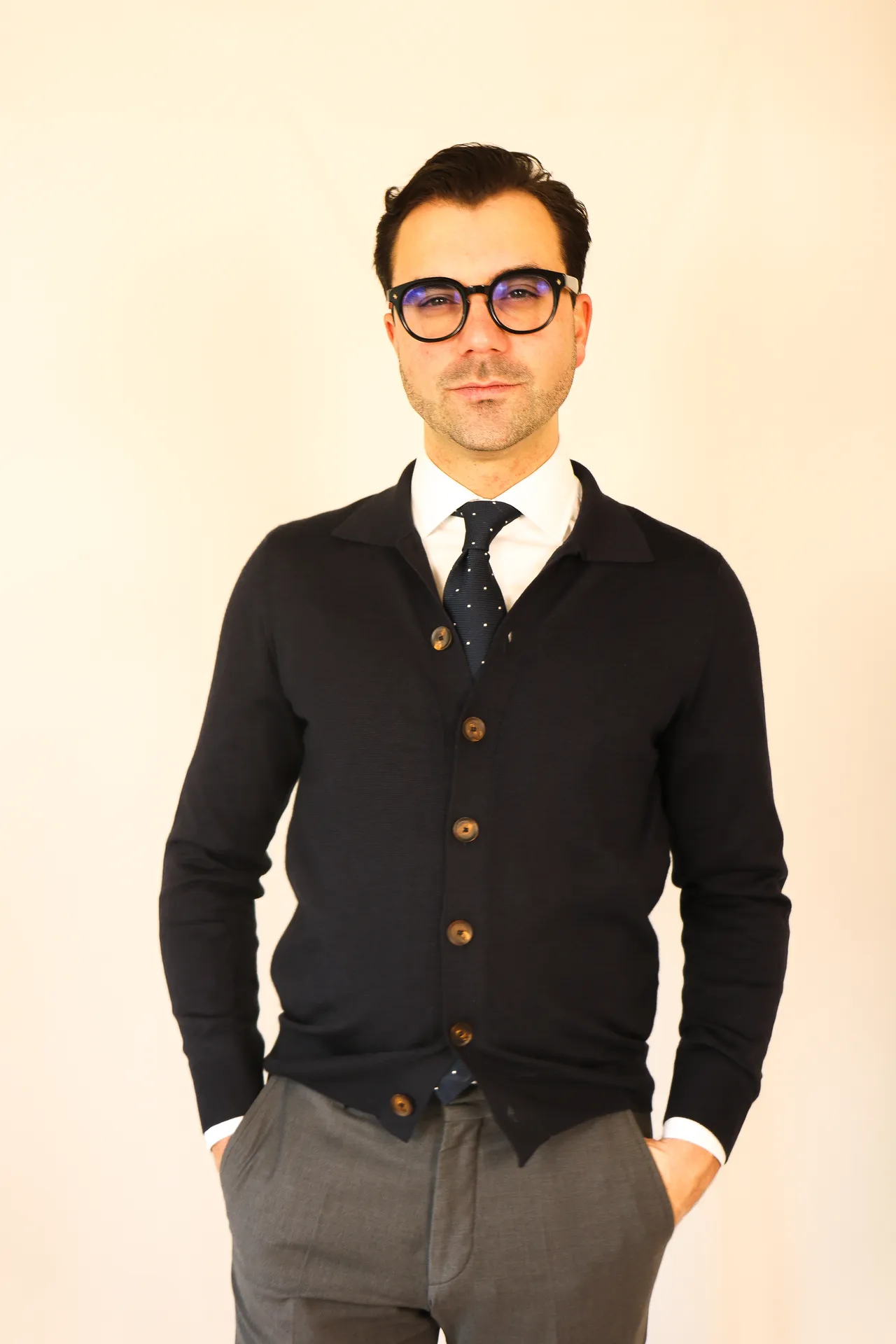 Cardigan Grado blue kashilk