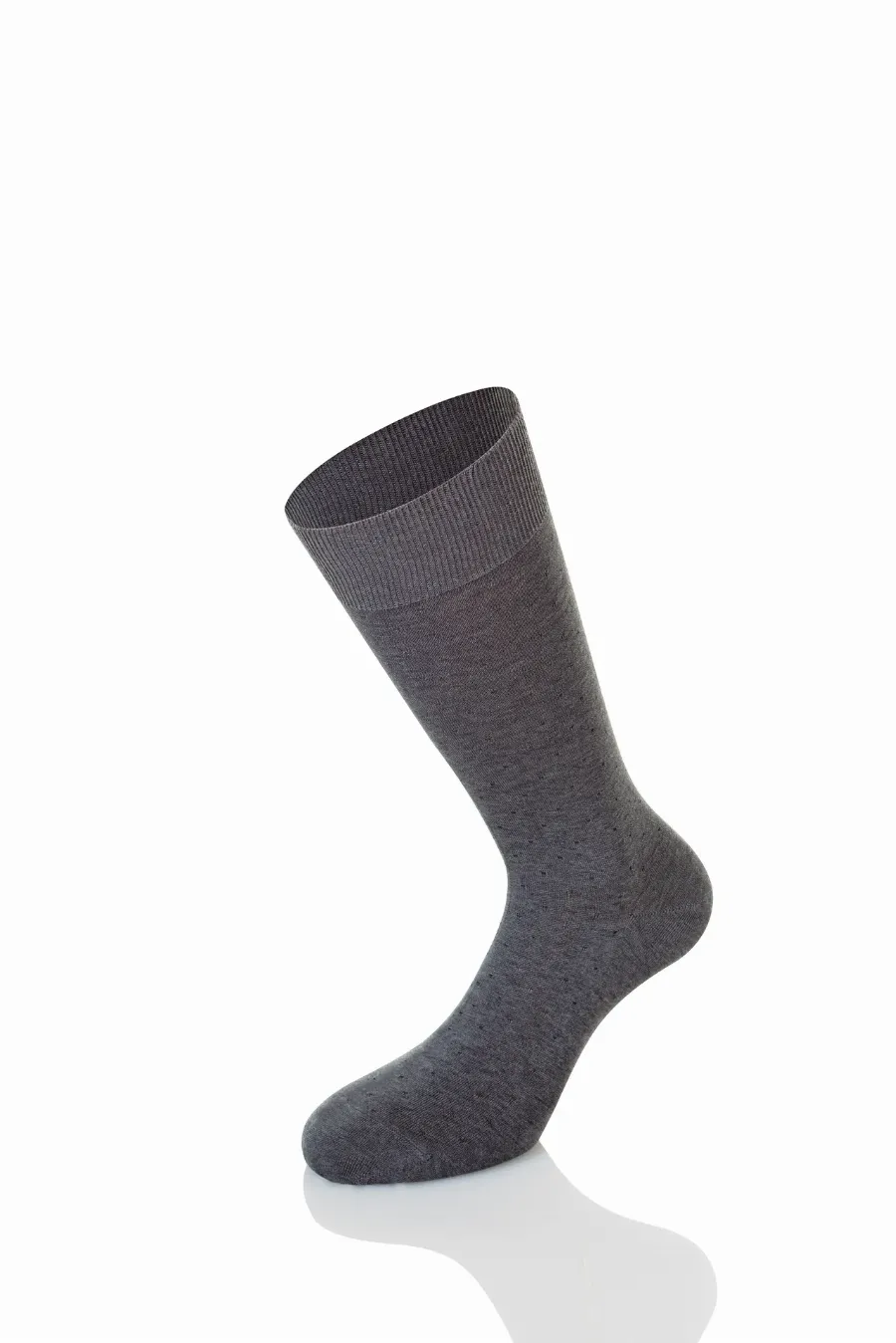 Men's short socks 100% cotton black grey