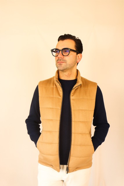 Bodywarmer camel
