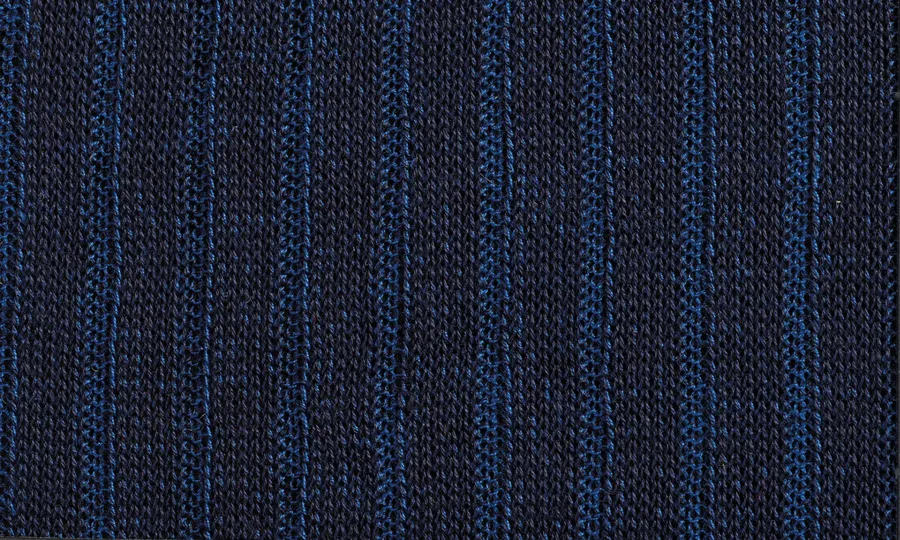 Men's short socks 100% cotton dark blue