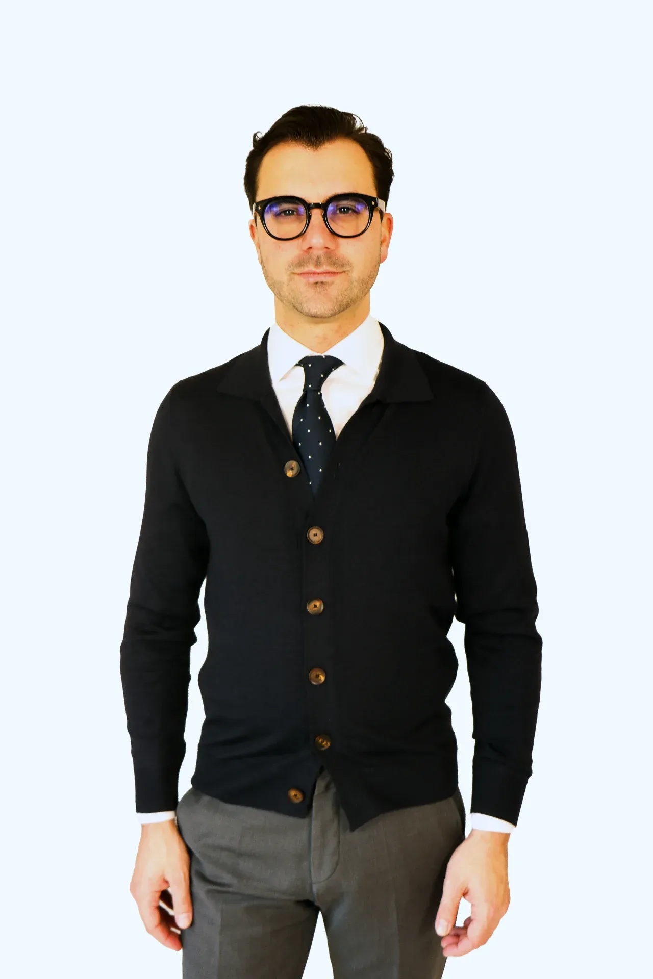 Cardigan Grado blue kashilk