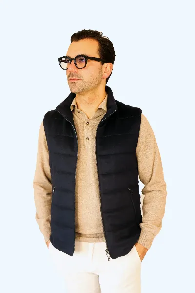 Bodywarmer dark blue  - IMG 9449