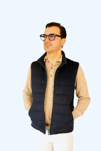 Bodywarmer dark blue  - IMG 9469