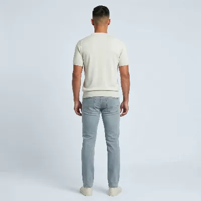 Jersey round neck Trento light sand 100% silk - 8721399461136   2