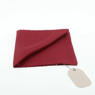 Pocket Square 100% Silk 37x37cm Red  - 8721399463178 1
