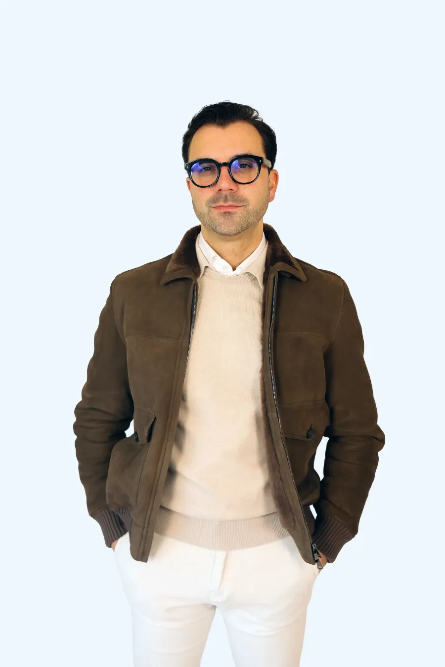 Coat Pilot brown shearling - IMG 9758