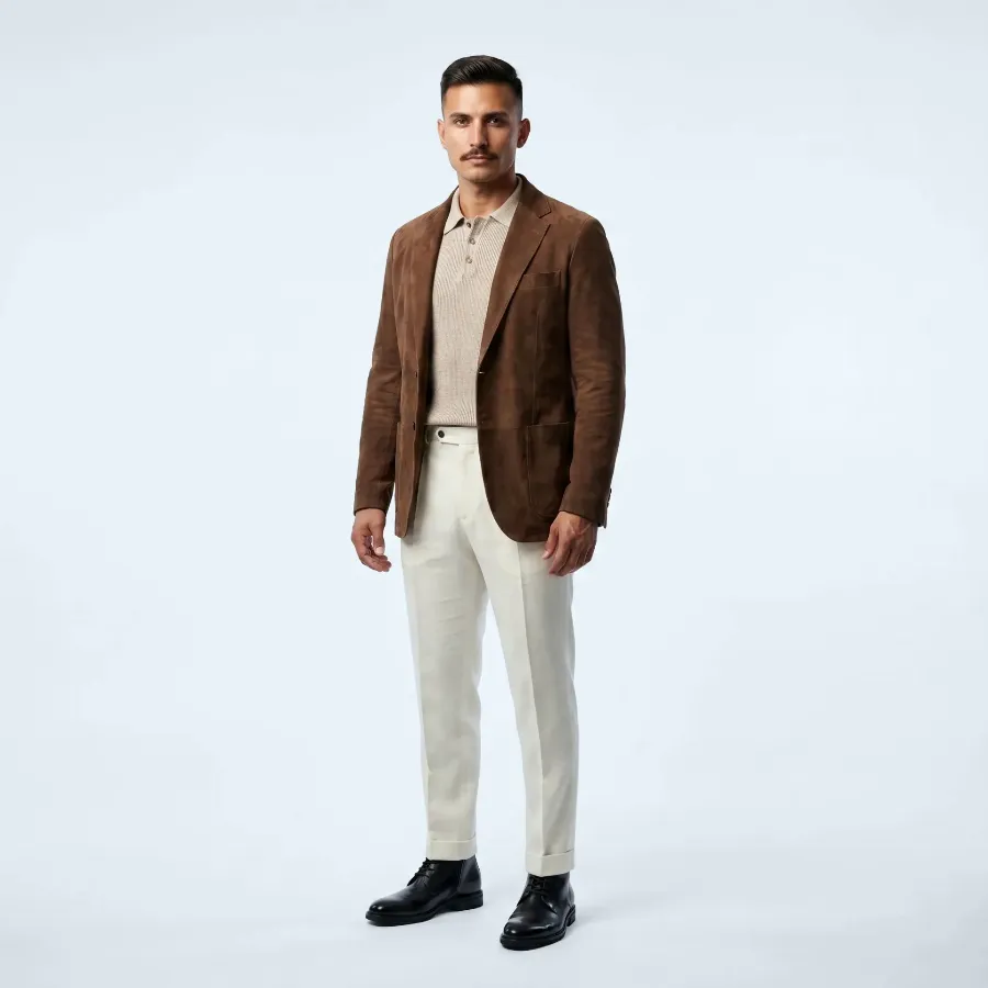 Jacket Torino walnut brown suede  - 9191eab4 ba92 4a2d 8e03 a4f156f2302a 1776809420