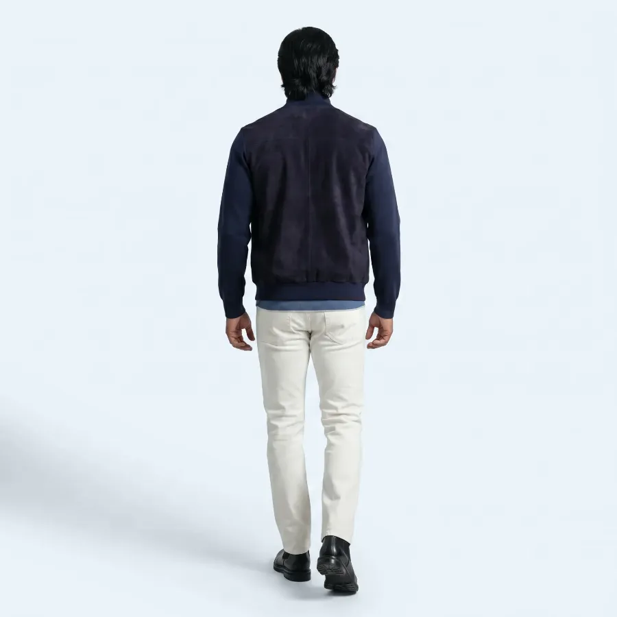 Jacket Cervo midnight blue suede / kashilk  - d99be19a c850 4a12 b9ae d4ae43964af8 1776714659