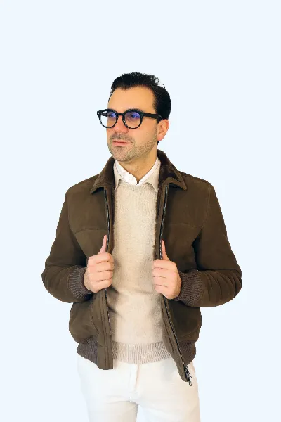 Coat Pilot brown shearling - IMG 9795