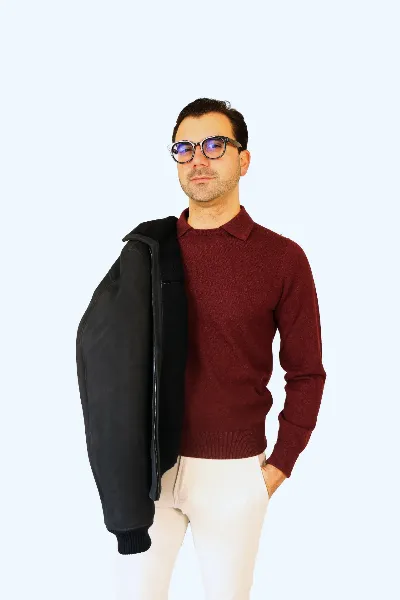 Coat Pilot navy shearling - IMG 9248