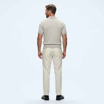 Polo Sacile ivory 100% silk  - 8721399460412 2