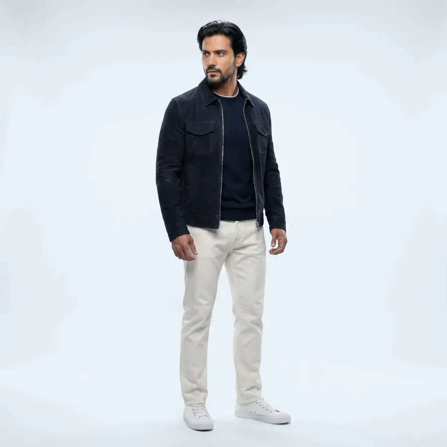 Jacket Nesso suede lined Midnight Blue - 8721399463734