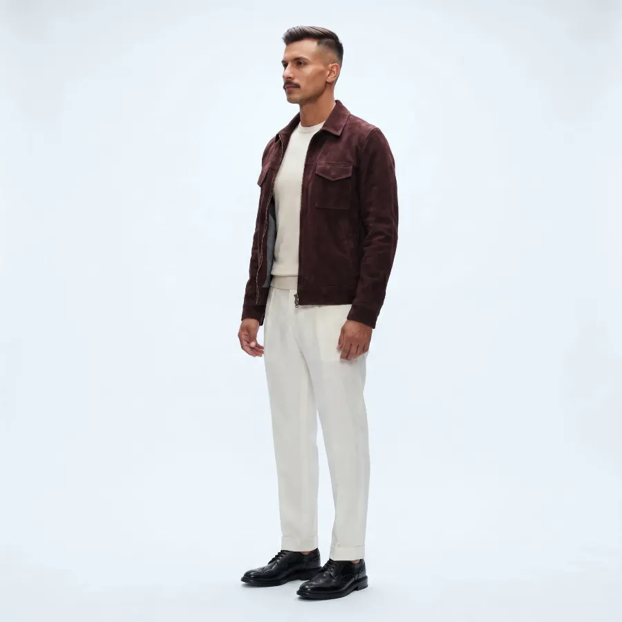 Jacket Nesso suede lined Bordeaux - 8721399463772 3