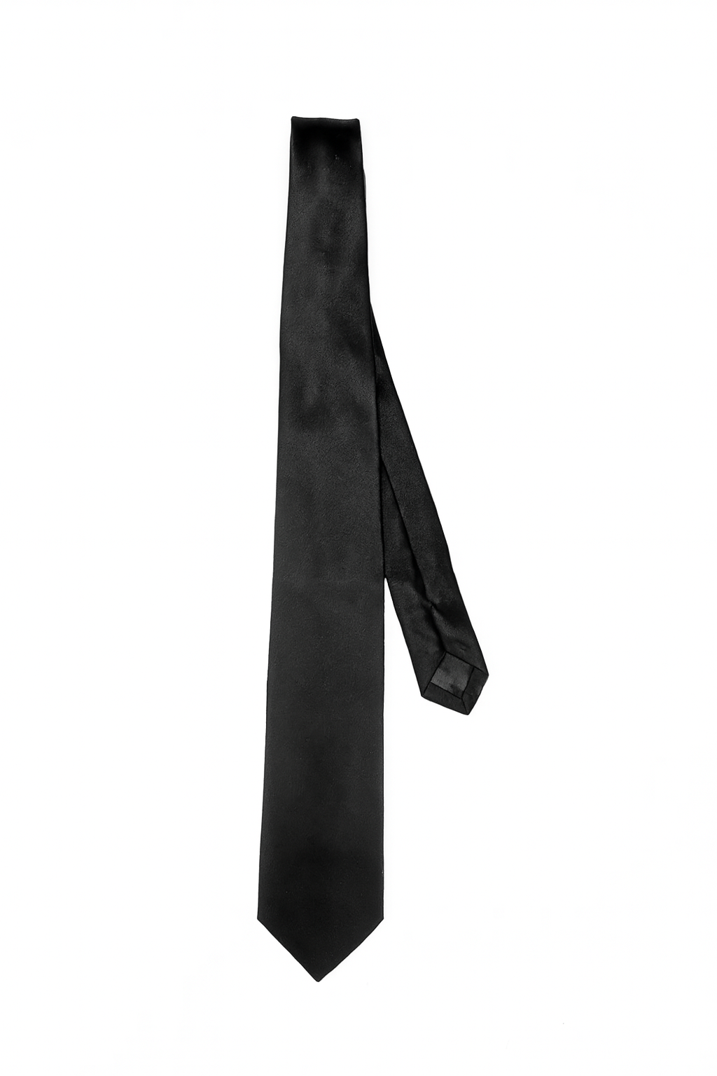 Tie 100% Silk Navy Plain Self Tip