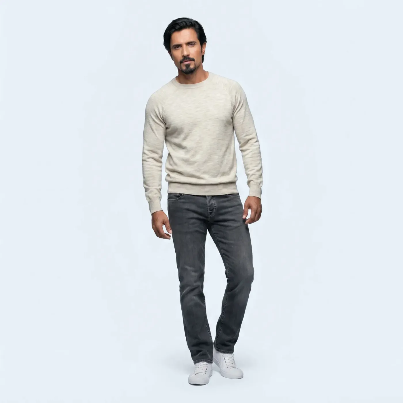 Sweater grey Genoa kashilk