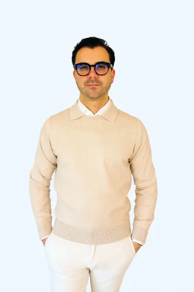 Polo Longsleeve beige Verona cashmere  - IMG 9812
