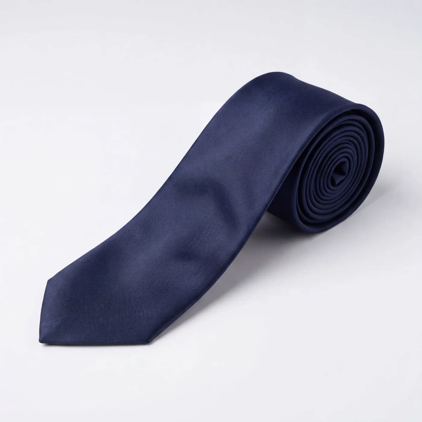 7-Fold Silk Tie Navy