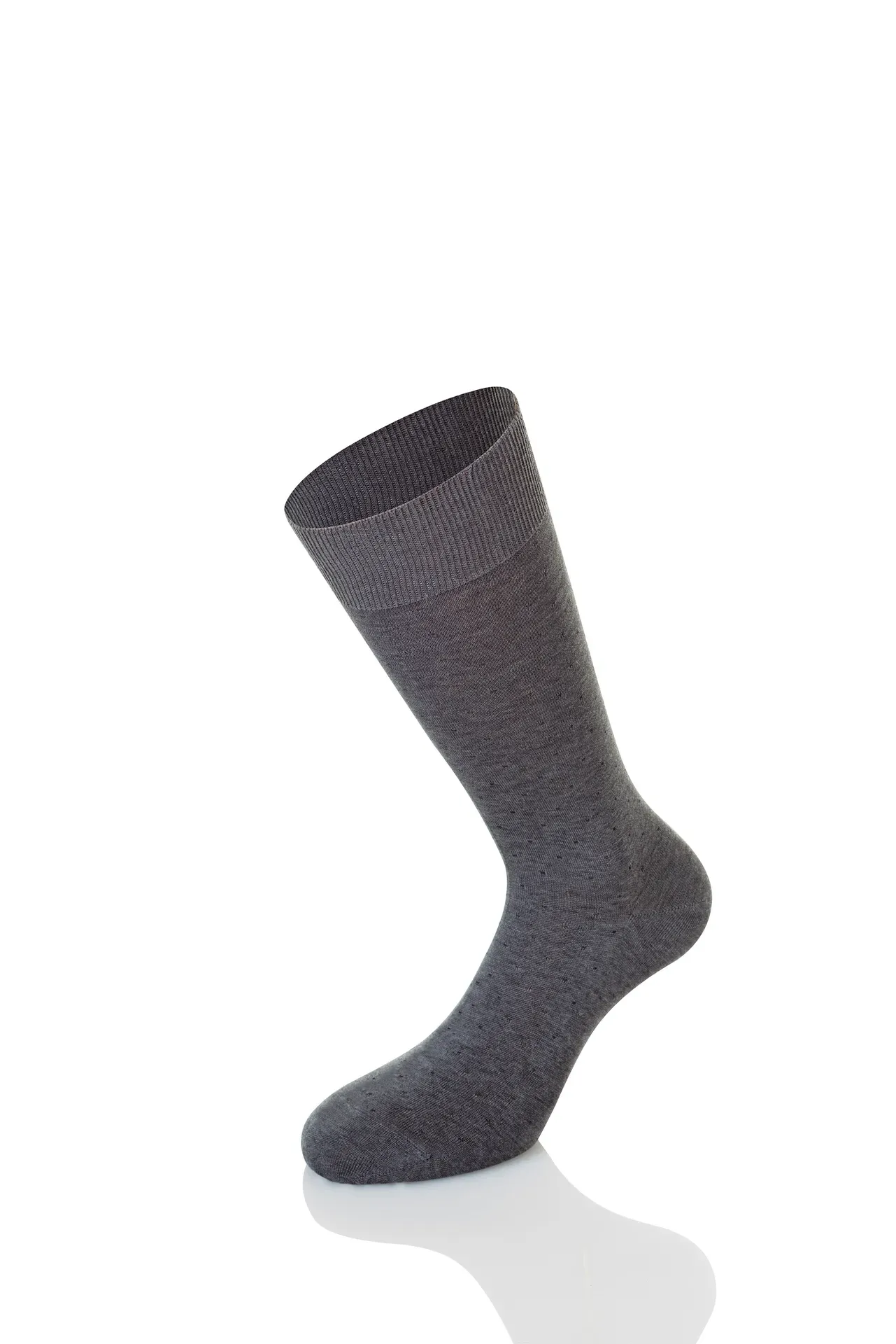 Cotton Short Socks Black Grey