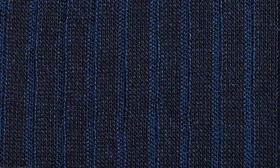 Cotton Short Socks Navy