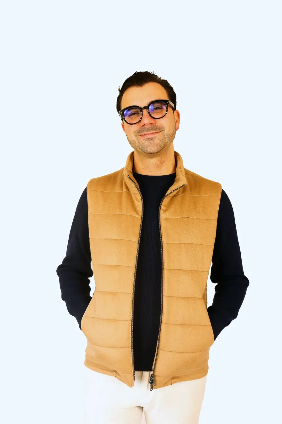 Bodywarmer camel - IMG 9111
