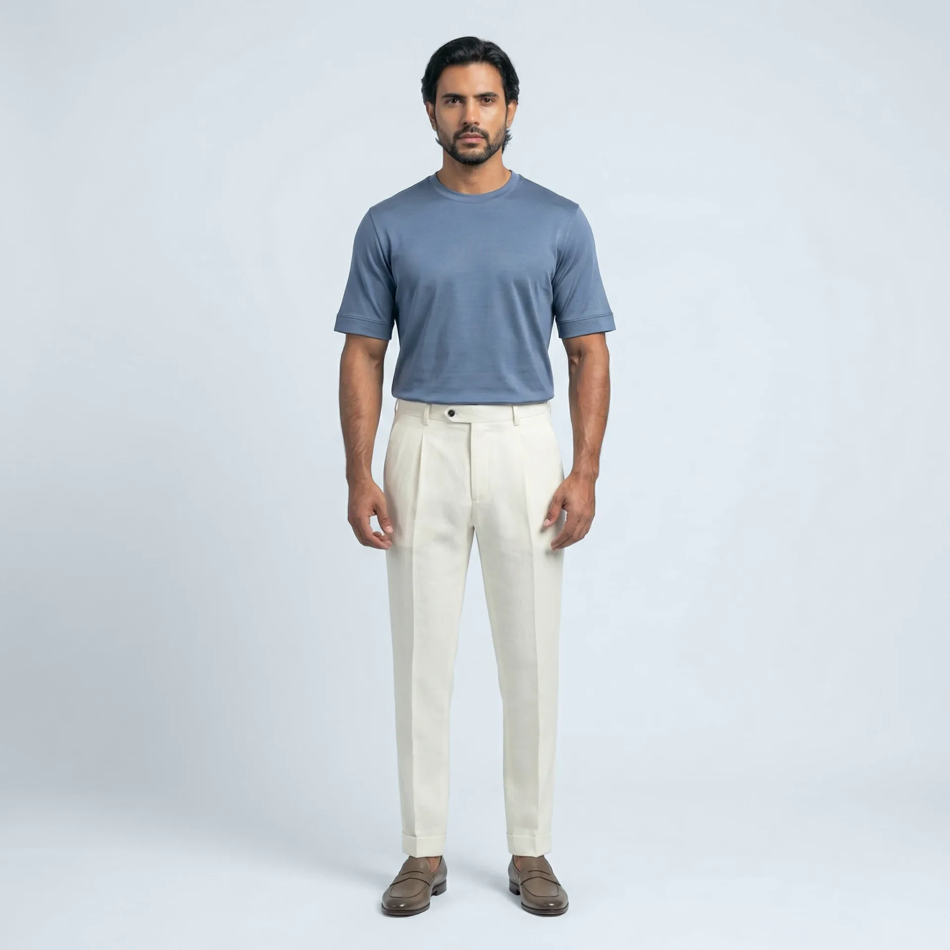 Pima Cotton Faux Layer T-Shirt
