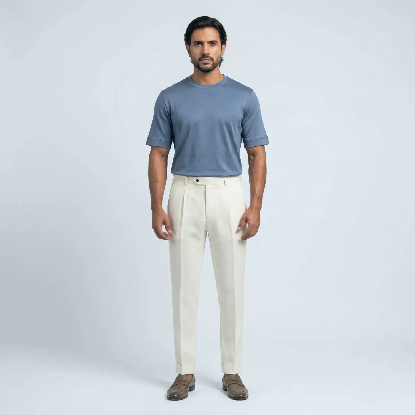 Pima Cotton Faux Layer T-Shirt
