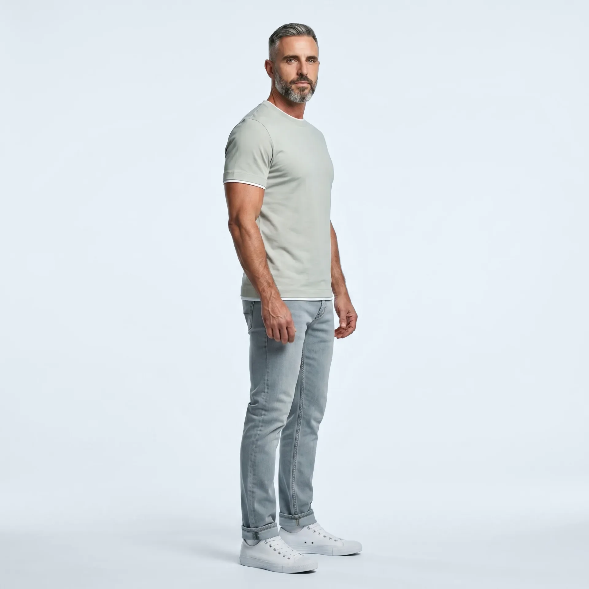 Pima Cotton Faux Layer T-Shirt