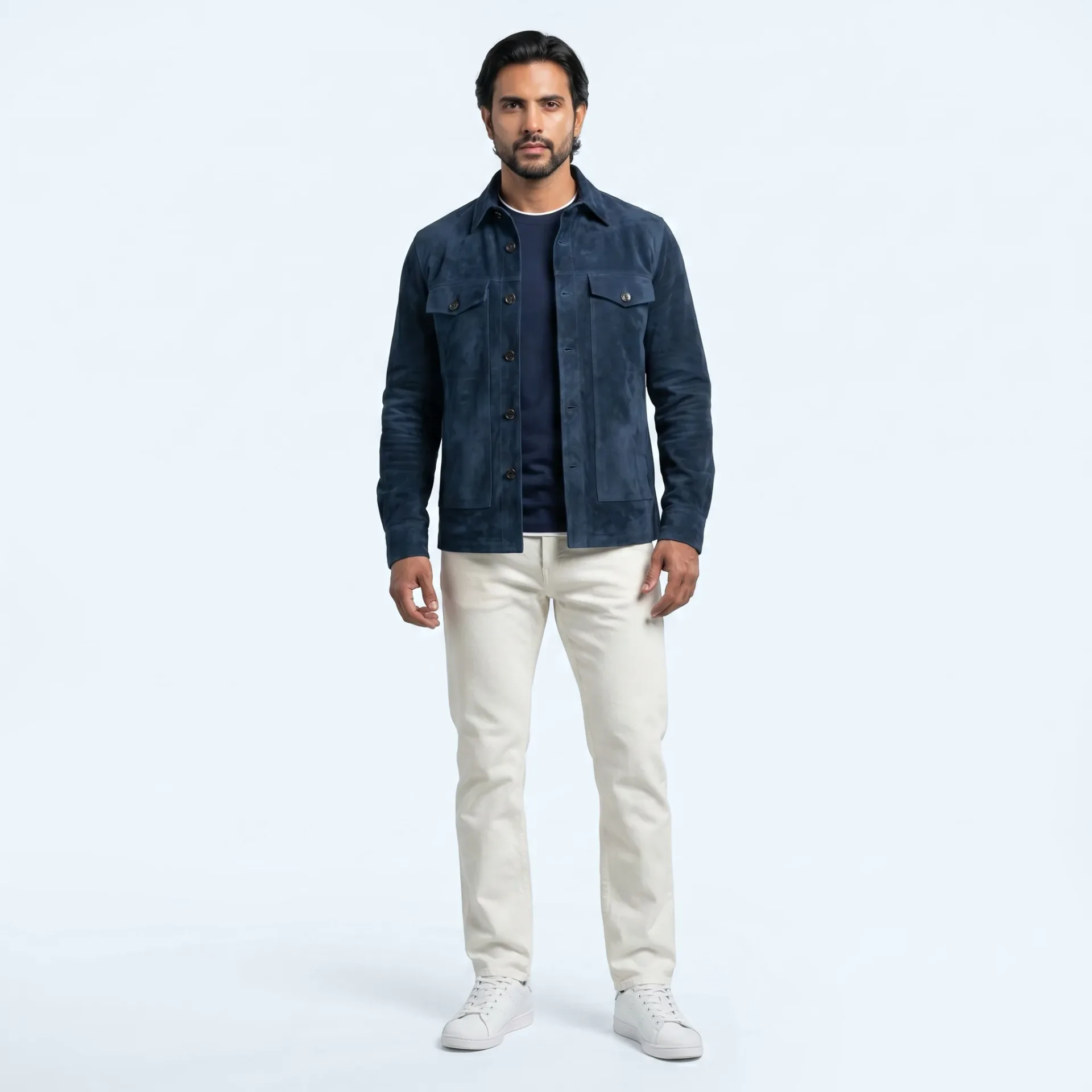 Neapolitan Suede Field Overshirt