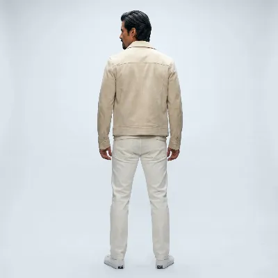 Jacket Nesso suede unlined Ivory - 8721399463765 2