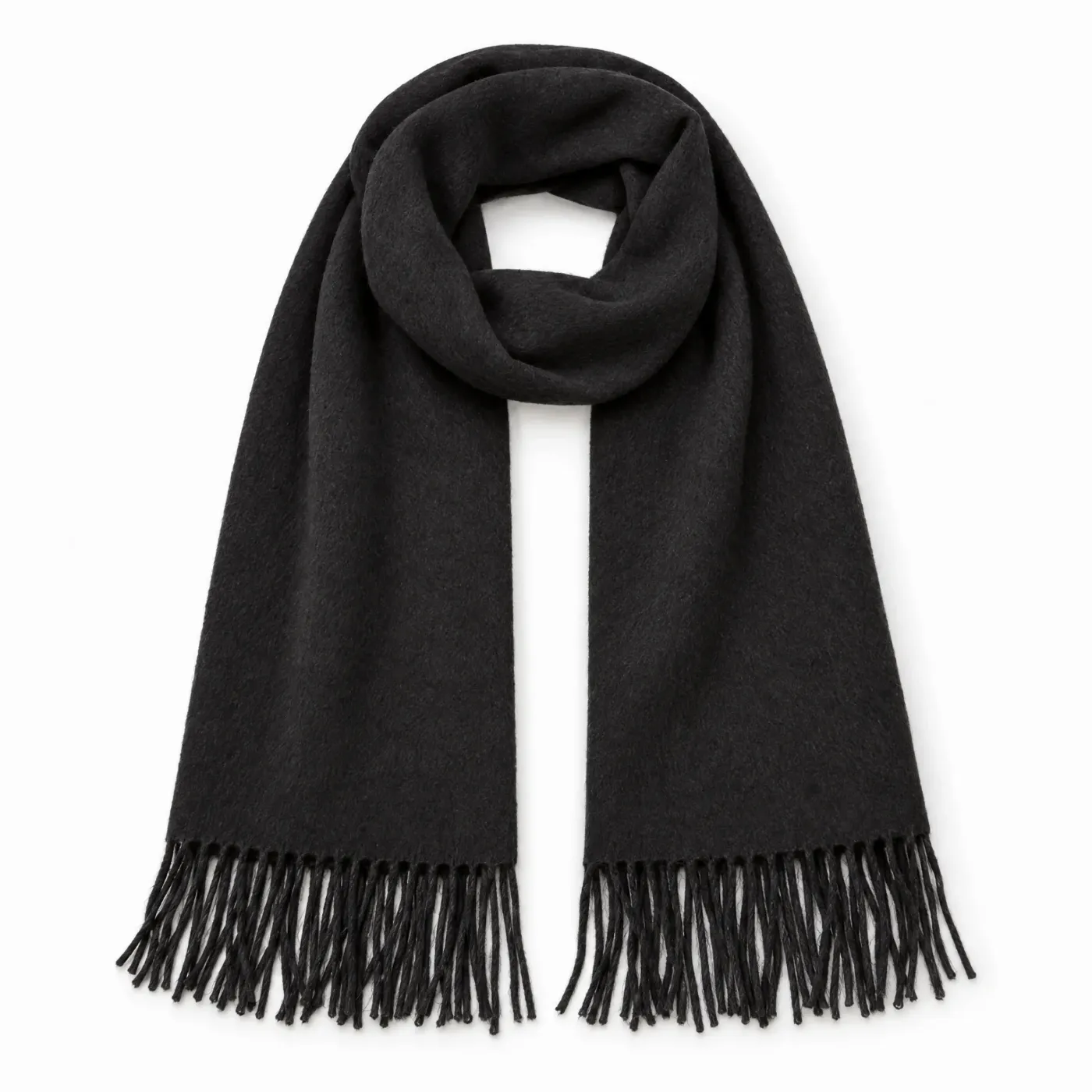 Cashmere Scarf with Fringes